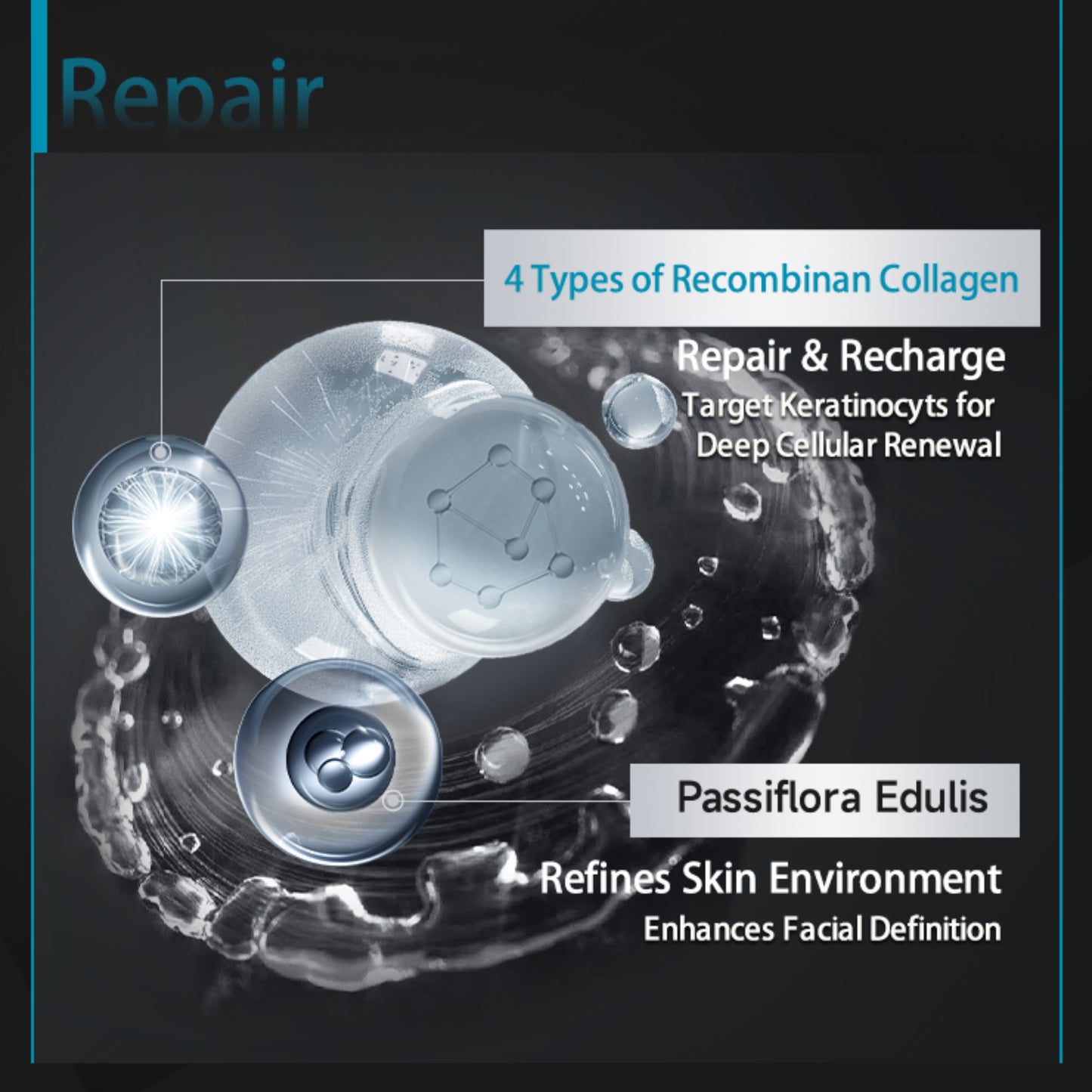 Recombinant Collagen Luminous And Repair Essence Mask