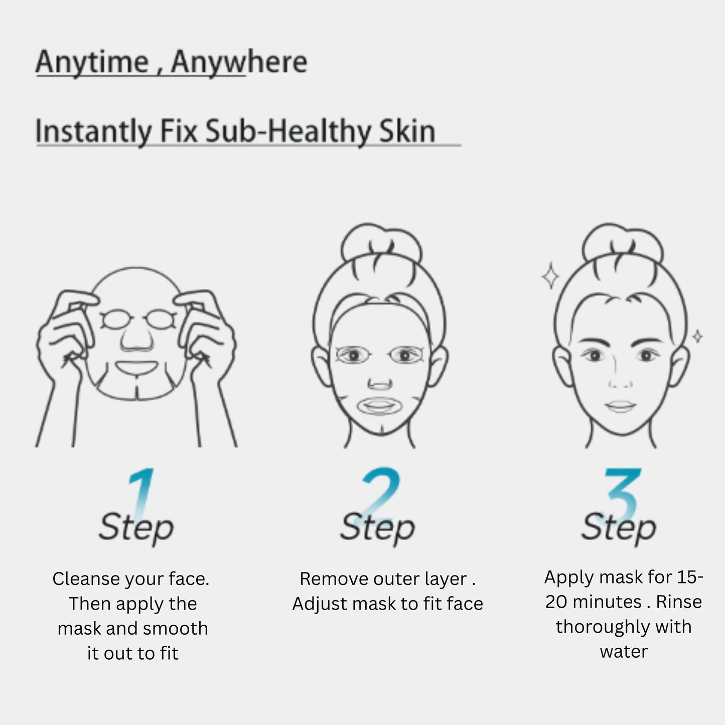Recombinant Collagen Luminous And Repair Essence Mask